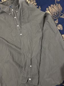 Polo ralph lauren olive green cotton shirt