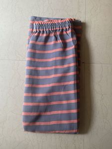 Striped Midi Skirt