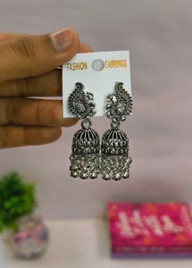 Silver Ethnic Dangle Earring Set - 3 Pairs!