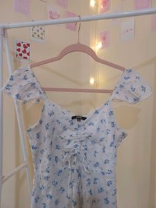 Nuon White Floral  Dress