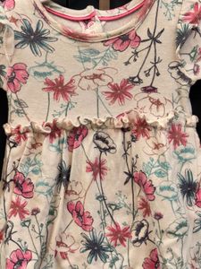 Adorable Floral Baby Dress &amp; Headband