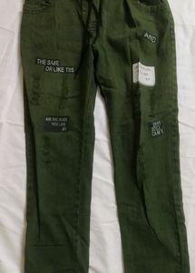 Funky Green Pants