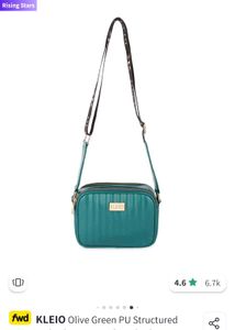 Stylish Teal Crossbody Sling Bag