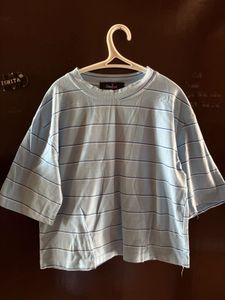 Striped Cropped T-Shirt