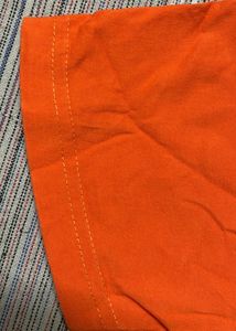 Orange Crop Top For Women