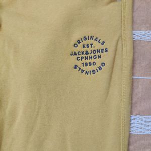 Jack And Jones Joggers In Unique Mustard Color✨🌟