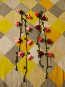 crochet floral hair garland 🎀✨