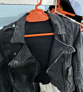 Stylish Grey Denim Jacket
