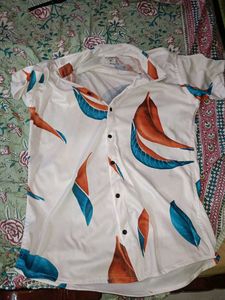 Leaf Print Shirt
