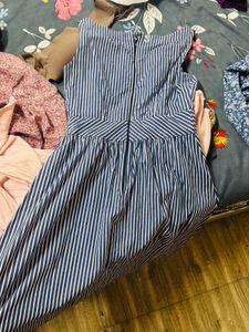 Striped Sleeveless Dress
