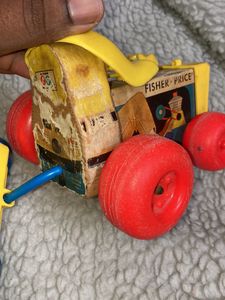 Fisher Price Happy Hauler Vintage Tractor Toy
