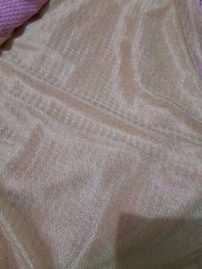 Net Saree With  Blouse  Piece