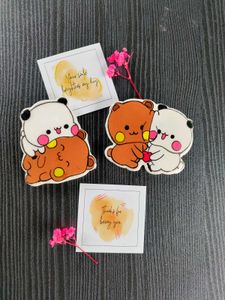Cute Dudu Bubu 🤍🤎 Magnets