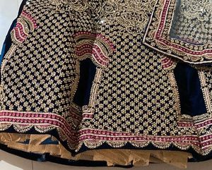 Beautiful Stitched Neavy blue Lehanga
