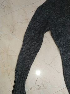 Turtle Neck Bodycon Dress 👗