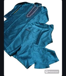 Designer Kurta Pajama ( chanderi Silk)