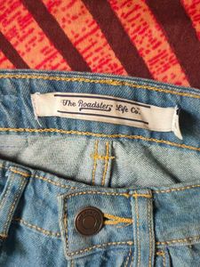 High Waist Wide Leg Roadster Jeans