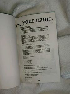 Your Name. 01 - Manga