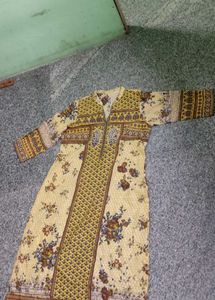 Floral Print Cotton Kurta