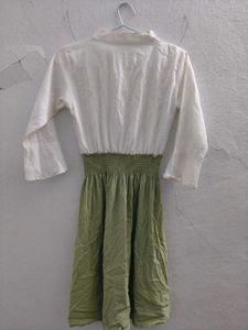 Stylish Two-Tone Dress
