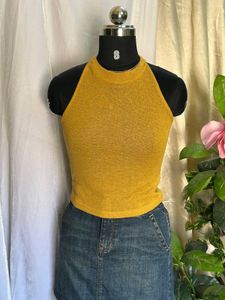 Mango Halter Neck Top
