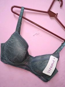 New with tag Parkha Gray Lace Bra