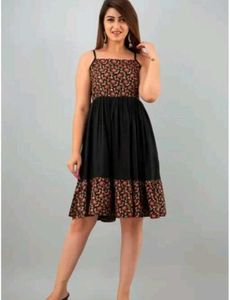 Floral Trim Sundress