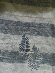 Elegant Blue Patterned Saree