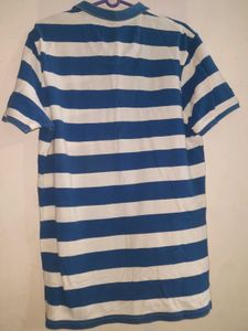 Striped Blue &amp; White Shirt