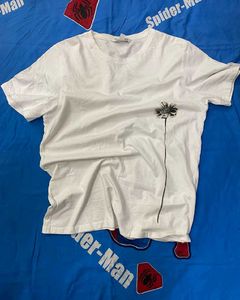White Graphic Print Tee