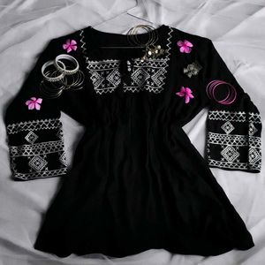 Elegant Black Kurta🪞✨