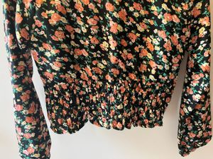 Floral Print Crop Top