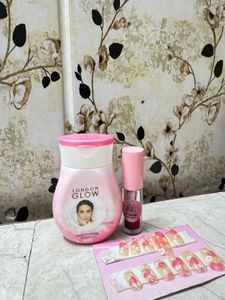 Face Powder + Nail + Lip Gloss