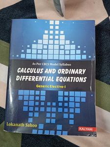 Calculus And Ordinary Differential Equations