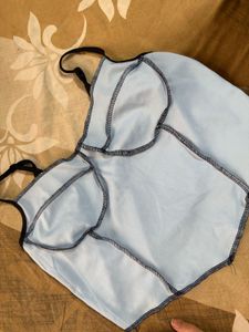 Blue Corset Top