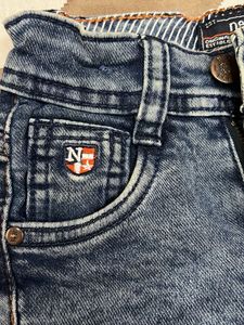 Next.82 Boys&#39; Distressed Dark Wash Jeans