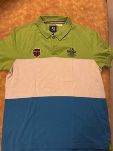 Multicoloured Casual Polo T Shirt
