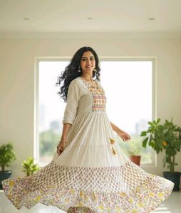 Pure Cotton Kachi Dress