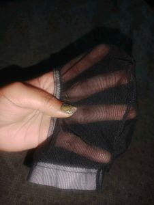 Men's Sheer Black Briefs