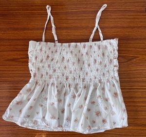 Floral Ruffle Cami Top