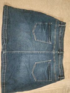 Denim Mini Skirt