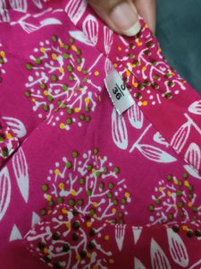 Pink Printed Top ethnic
