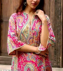 Paisley Print Kurta pls comment ur size after orde