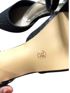 Black Diamond Studded Heels