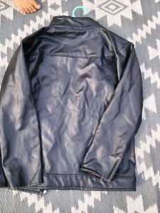 Stylish Black Faux Leather Jacket