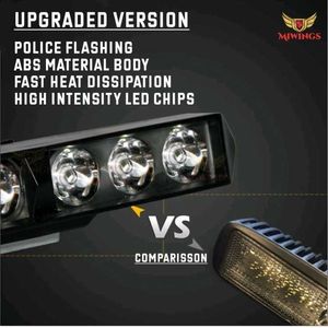 12V LED Red-Blue Light Bar