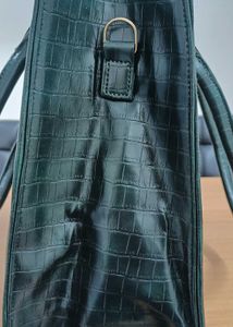 LV Inspired Dark Green Tote Bag