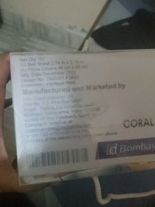 Buy  Double Bedsheet With Pillow Cover