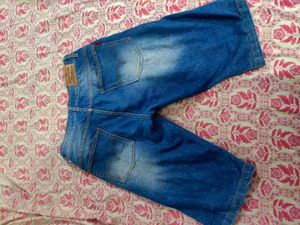 Denim Bermuda Shorts