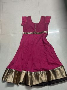 Pink Color Kurti With Lining